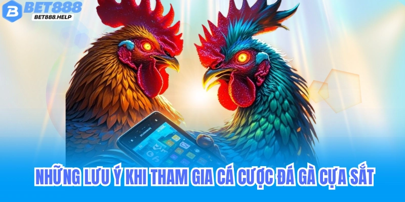 Những lưu ý quan trọng khi tham gia đá gà cựa sắt Bet88